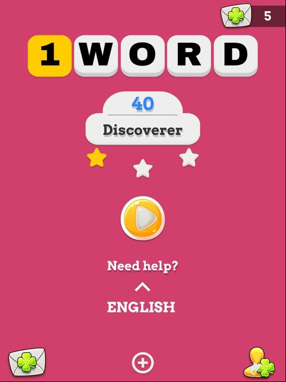 1Word game screenshot
