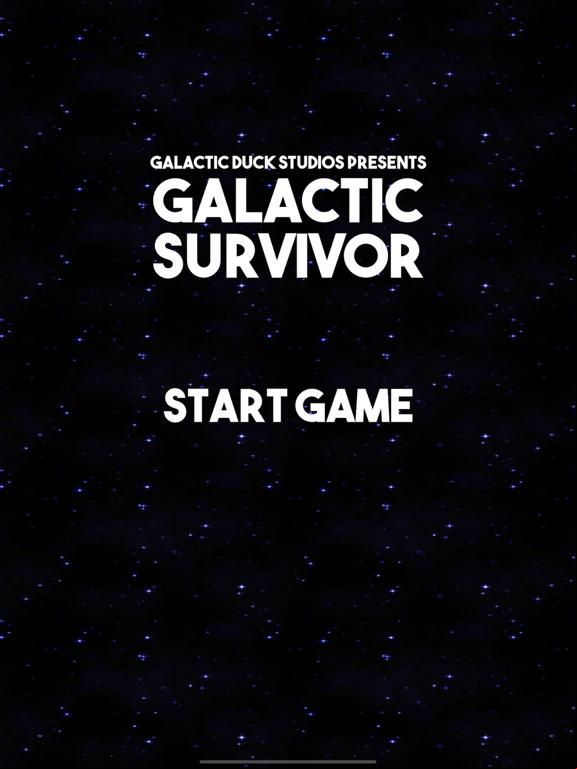 Galactic Survivor game screenshot