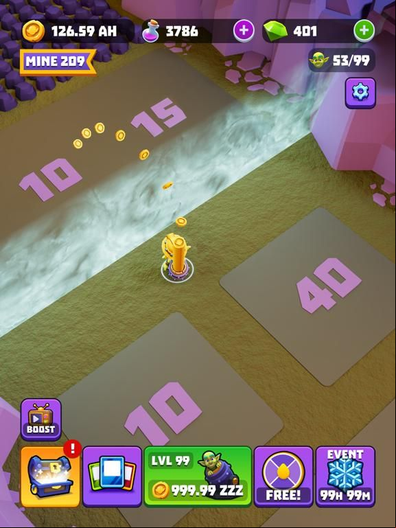 Gold and Goblins: Idle Miner game screenshot