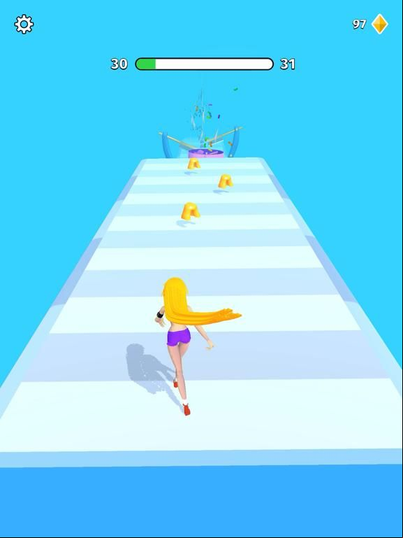 Hair Rush game screenshot
