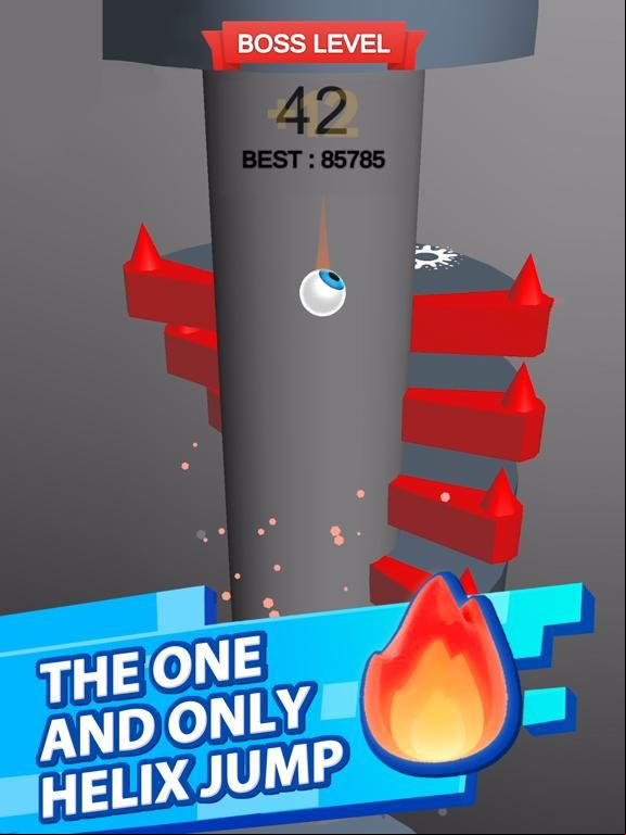 Helix Jump game screenshot