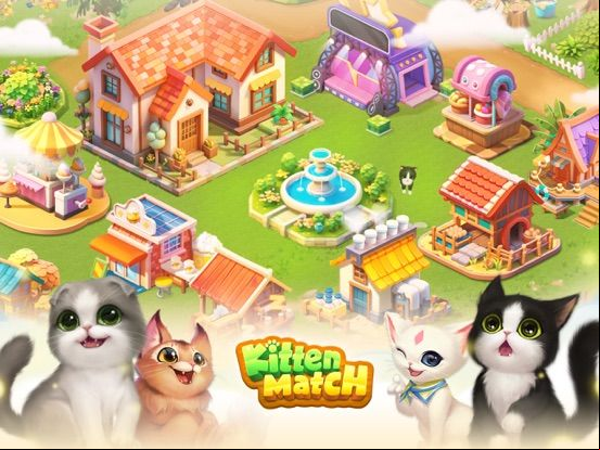 Kitten Match game screenshot