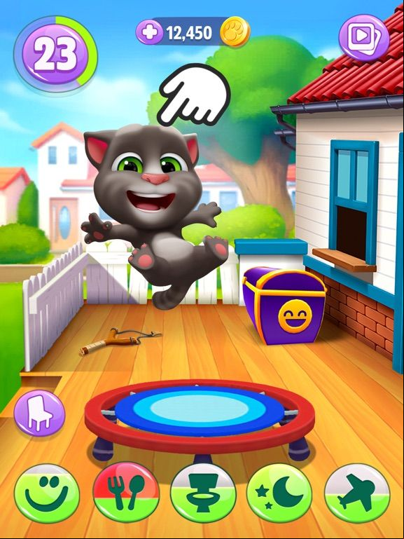 My Talking Tom 2 game screenshot
