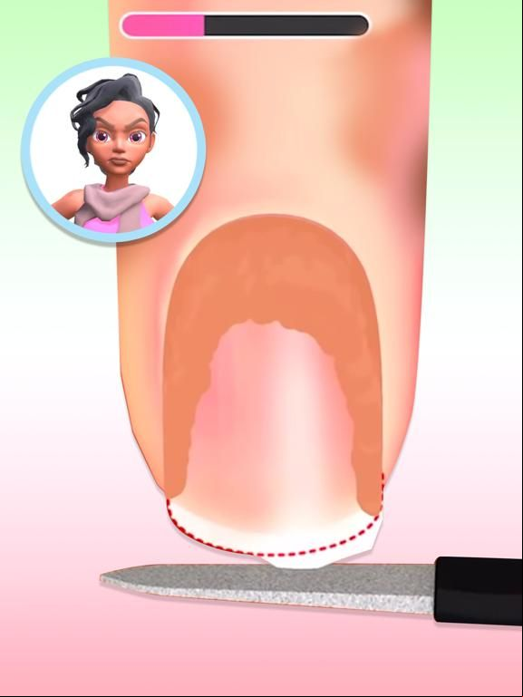Nail Salon 3D game screenshot