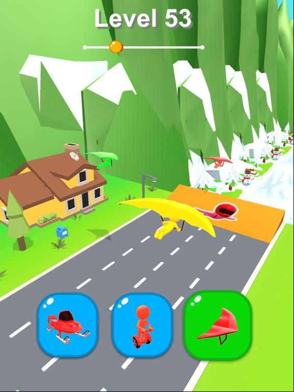 Shape-shifting game screenshot