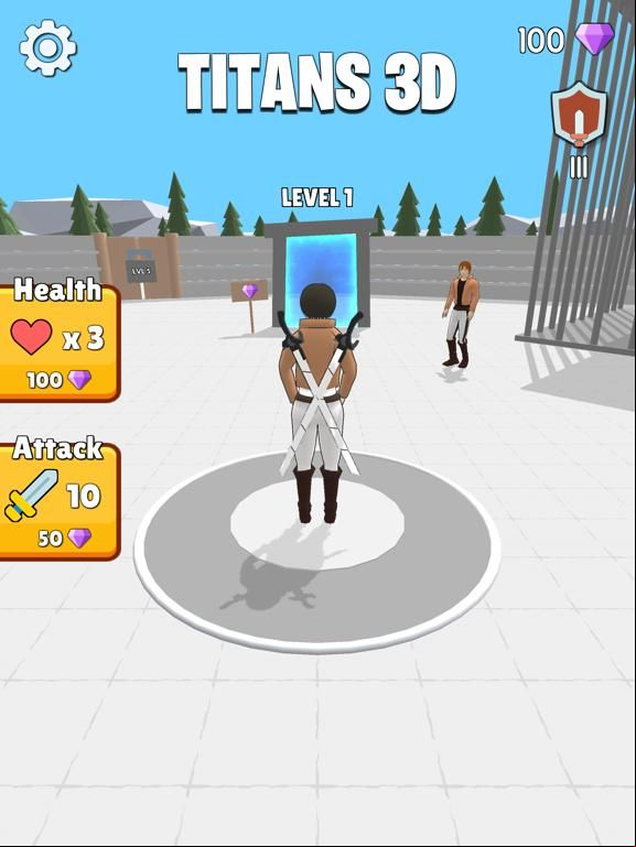 Titans 3D game screenshot