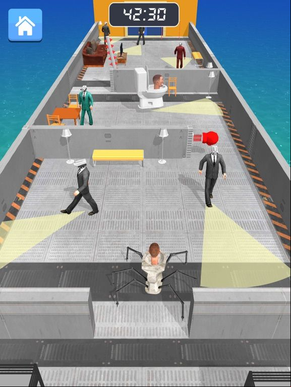 Toilet Monster Survival game screenshot