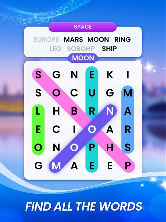 Word Search Trip game screenshot